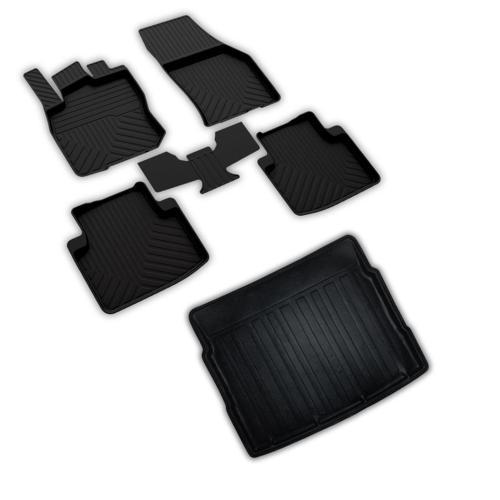 Volkswagen Tiguan 3 Ferrous 4D Havuzlu Kauçuk Paspas ve ALT 3D Bagaj Havuzu 2024 ve Üstü