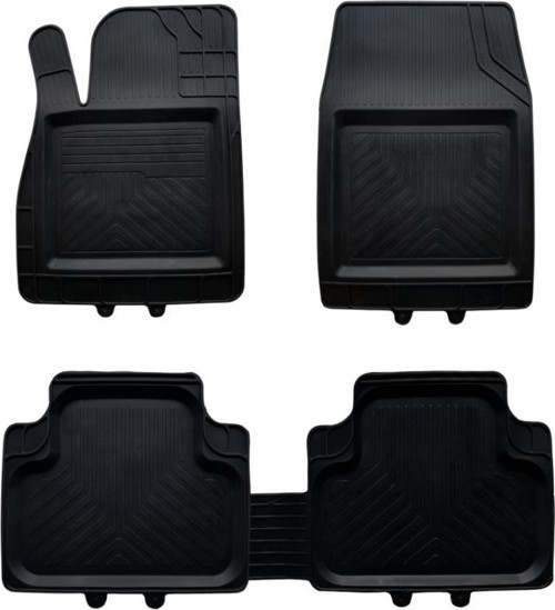 4D Havuzlu Kauçuk Üniversal Paspas - Her Araca Uyumlu