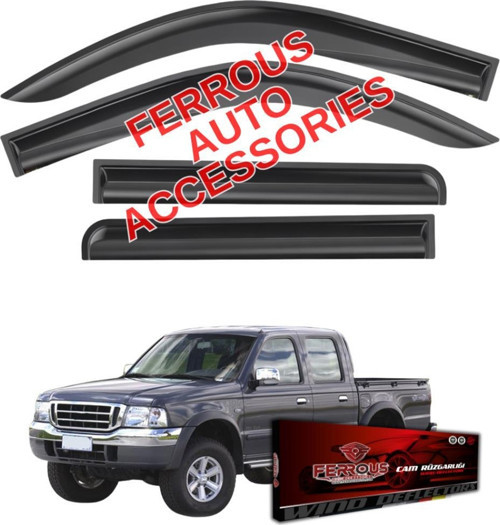 Ford Ranger Ferrous Cam Rüzgarlığı 4lü Set 1999 2005