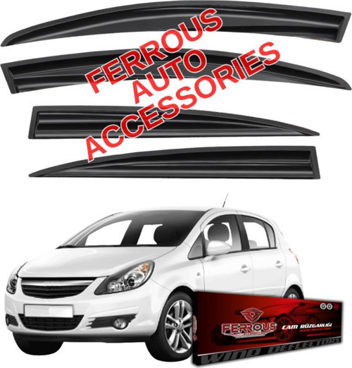 Opel Corsa D Ferrous Cam Rüzgarlığı 4lü 2007 2014