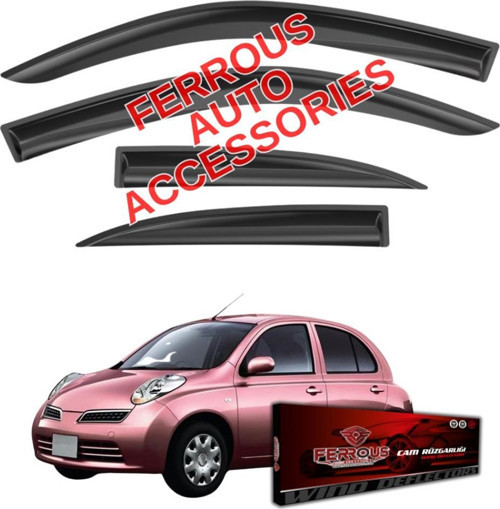 Nissan Micra Ferrous Cam Rüzgarlığı 4lü 2003 2010