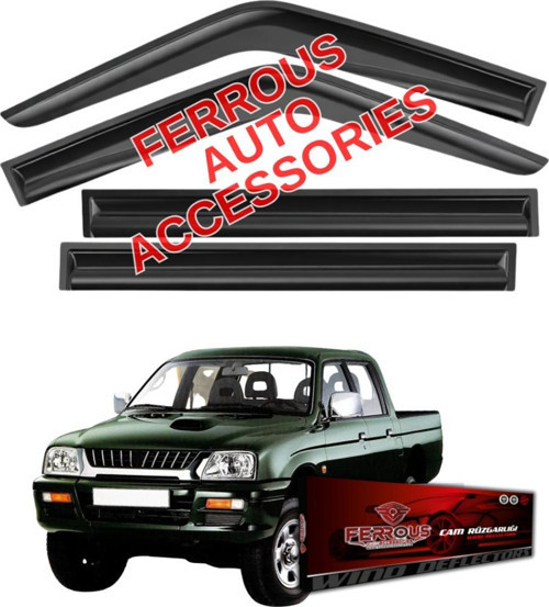 Mitsubishi L200 Ferrous Cam Rüzgarlığı 4lü 1992 1999