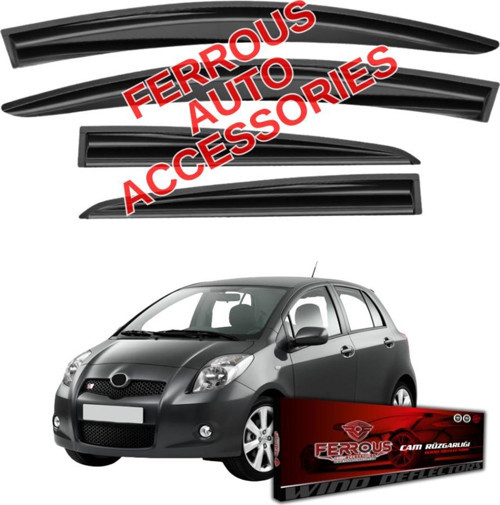 Toyota Yaris HB Ferrous Cam Rüzgarlığı 4lü 2006 2011