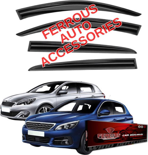 Peugeot 308 Ferrous Cam Rüzgarlığı 4lü 2014 2021