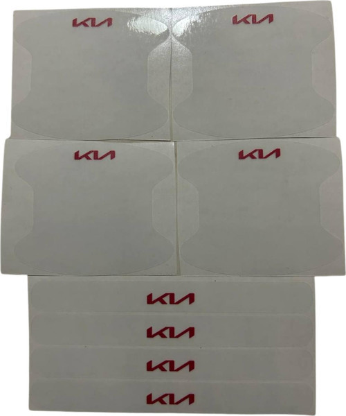 Yeni Kia Marka Logolu Oto Kapı Kolu Çizik Önleyici Yapışkan 8'Li Set