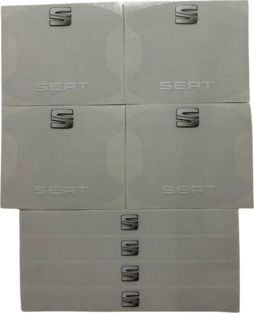 Seat Marka Logolu Oto Kapı Kolu Çizik Önleyici Yapışkan 8'Li Set