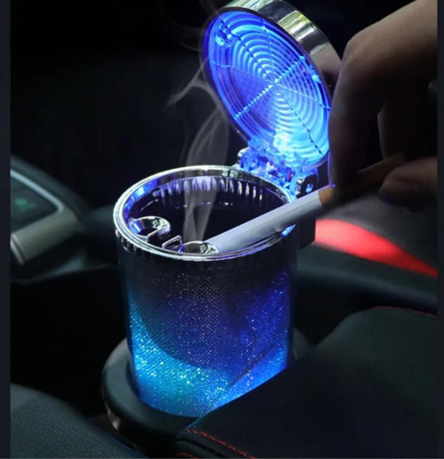 Simli Dumansız Küllük Kokusuz Ledli Küllük 7 Renkli Rgb Ledli Lüks Küllük