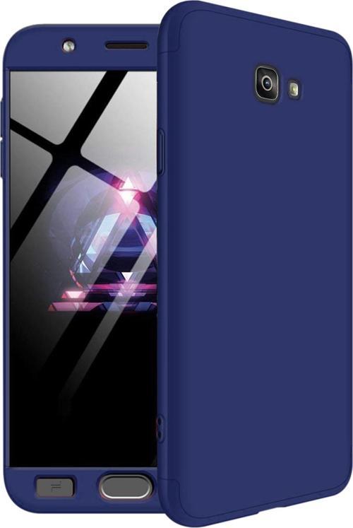 Samsung Galaxy J7 Prime Kılıf Double Dip 360 Protective Lacivert