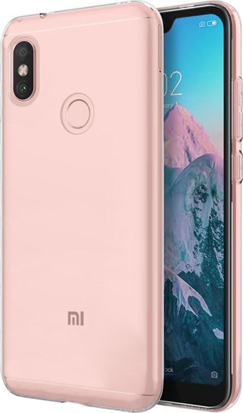 Xiaomi Redmi Note 6 Pro Kılıf Transparent Soft Beyaz