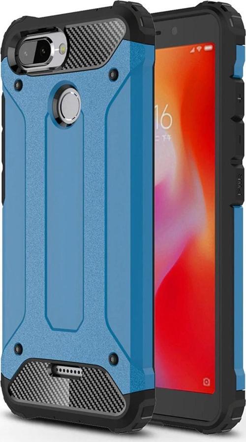 Xiaomi Redmi 6 Kılıf Rugged Armor Mavi