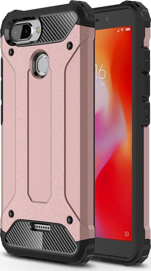 Xiaomi Redmi 6 Kılıf Rugged Armor Rose Gold