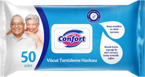 Vücut Temizleme Havlusu 50 li 5 ADET