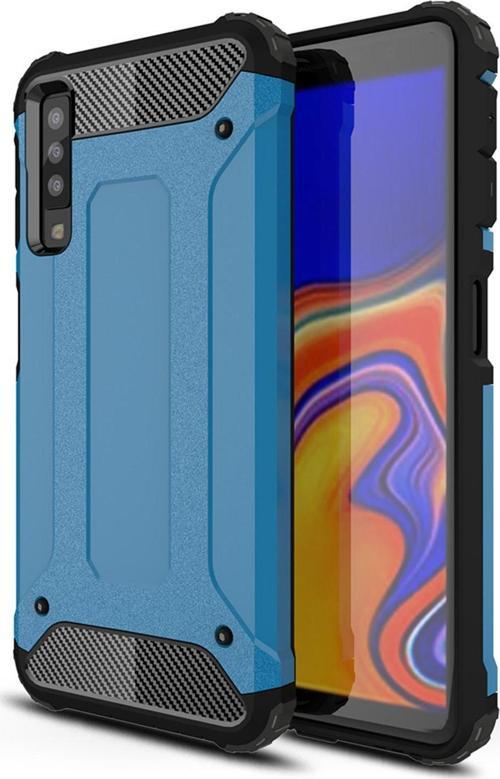 Samsung Galaxy A7 2018 Kılıf Rugged Armor Mavi