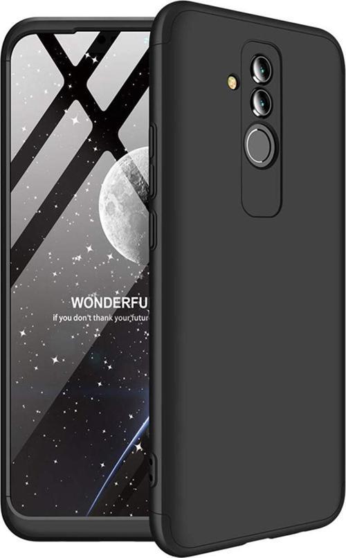 Huawei Mate 20 Lite Kılıf Double Dip 360 Protective Siyah