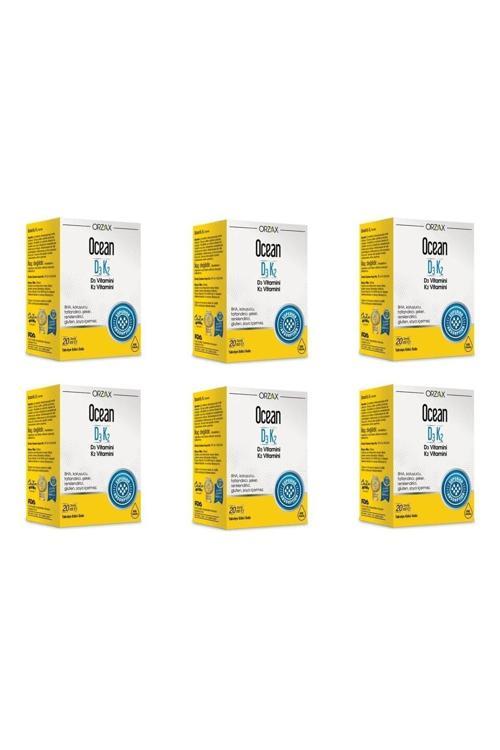 Ocean D3k2 Damla 20 Ml 6'lı Paket