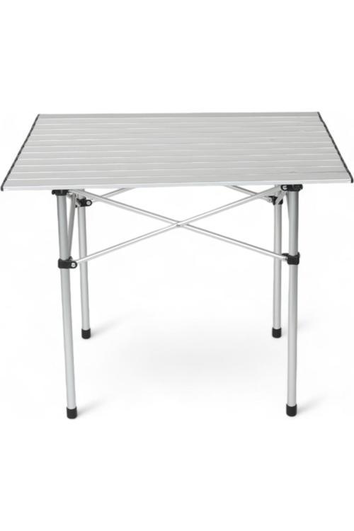 Katlanabilir Kamp Masası Alüminyum Büyük Boy 70X70X55 Cm - 70 X 70 X 55 Cm