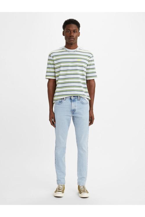 LSE 512 SLIM TAPER ERKEK MAVİ JEAN PANTOLON A2087-0012