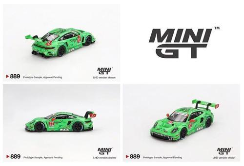 1/64 Porsche 911 GT3 R #77 AO Racing 2024 IMSA Daytona 24 Hrs GTD Pro 2nd Place REXY 889