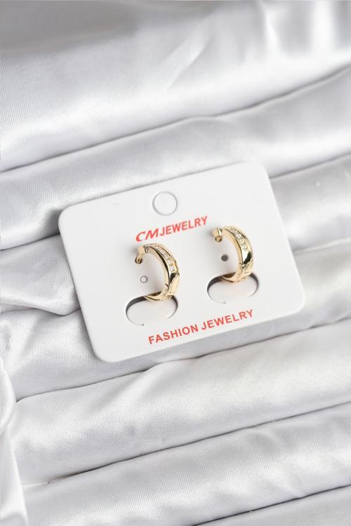 14K Gold Renk Kaplama CM Kadın Küpe - EBJ251201W38647