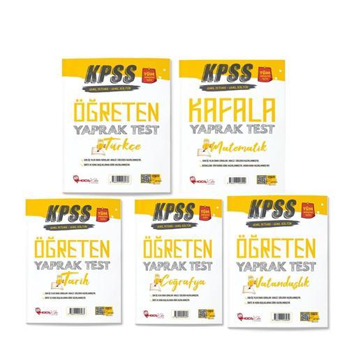 Hoca Kafası KPSS Öğreten Yaprak Test Seti 5 Kitap