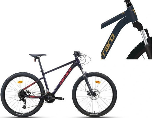 CRX 724 ERKEK DAĞ BİSİKLETİ 440H HD 27.5 JANT 24 VİTES PARILTILI LACİVERT BRONZ