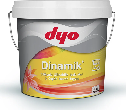 (0514) AÇIK MÜRDÜM 7,5LT DİNAMİK İPEKMAT SİLİKONLU SİLİNEBİLİR İÇ CEPHE DUVAR BOYASI