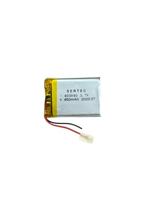 403040 3.7V 450 MAh Li-Polymer Pil (Devreli/1.5A)