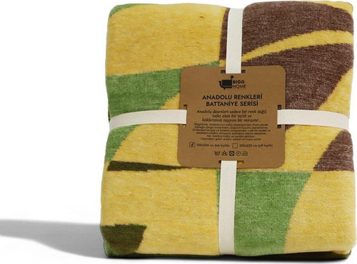 Botanik Tek Kişilik Battaniye 150 x 200 cm