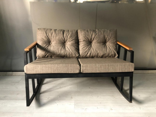 2'li Sallanan Sandalye Tv Koltuğu Kafe-balkon-mutfak-berjer-ofis Sallanır Çiftli Koltuk