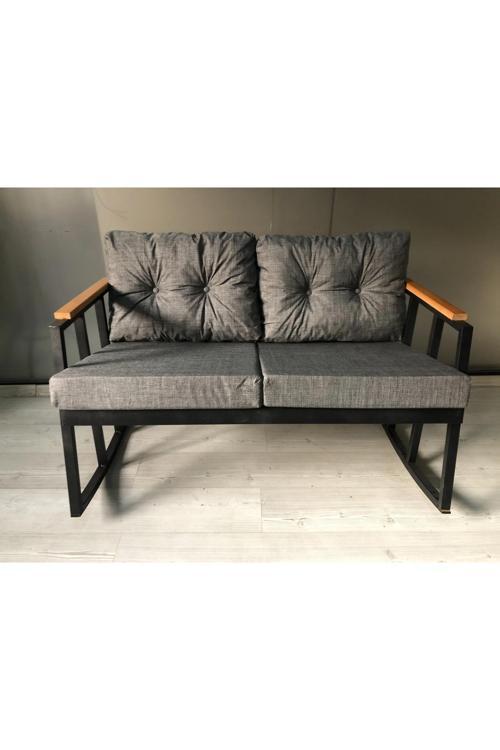 2'li Sallanan Sandalye Tv Koltuğu Kafe-balkon-mutfak-berjer-ofis Sallanır Çiftli Koltuk