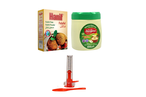FALAFEL SETİ – 3’lü Paket (Falafel Tozu + Tahin + Falafel Kalıbı )