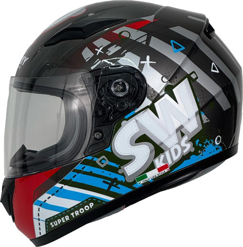 KASK ÇOCUK SWAY 815K GLOSS ALIEN TİTANUM FULL FACE