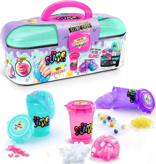 So Slime Sensörlü Slime Yapım Seti – 6’lı Slime Tozu, Süslemeler, Sensörlü Kutu – Kolay Slime Hazırlama Seti