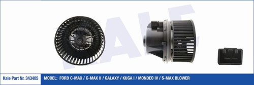 KALORİFER MOTORU (BLOWER) 12V FORD C-MAX / C-MAX II / GALAXY / KUGA I / MONDEO IV / S-MAX