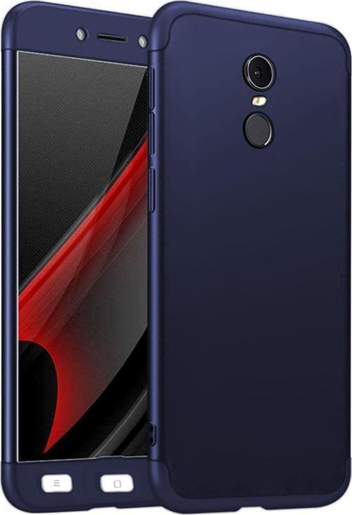 Xiaomi Redmi Note 4X Kılıf Double Dip 360 Protective Lacivert