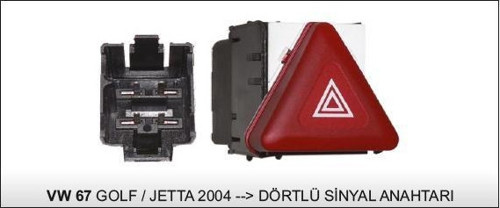 FLAŞÖR ANAHTARI VW GOLF / JETTA 04-