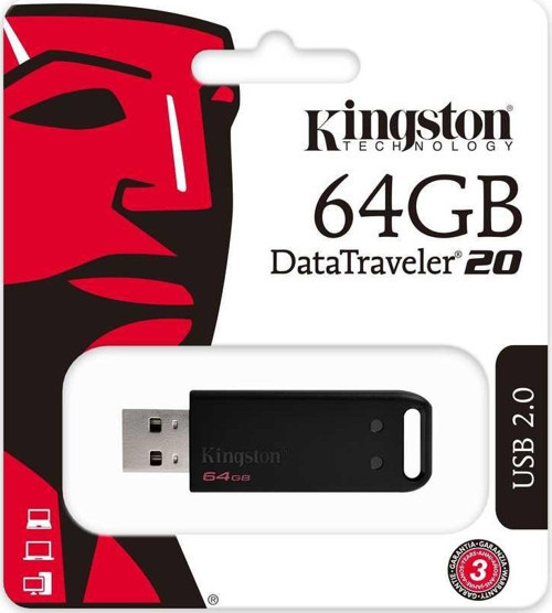 64 GB DT20/64GB USB Bellek Data Traveler Flash Bellek
