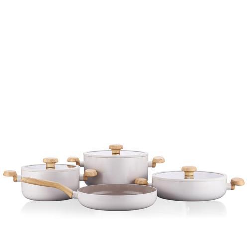 Mia Sera 7 Parça Vanilya Tencere Seti A3851-1