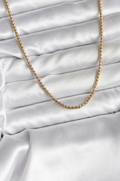 14K Gold Renk Kaplama Zincir Model CM Kadın Kolye