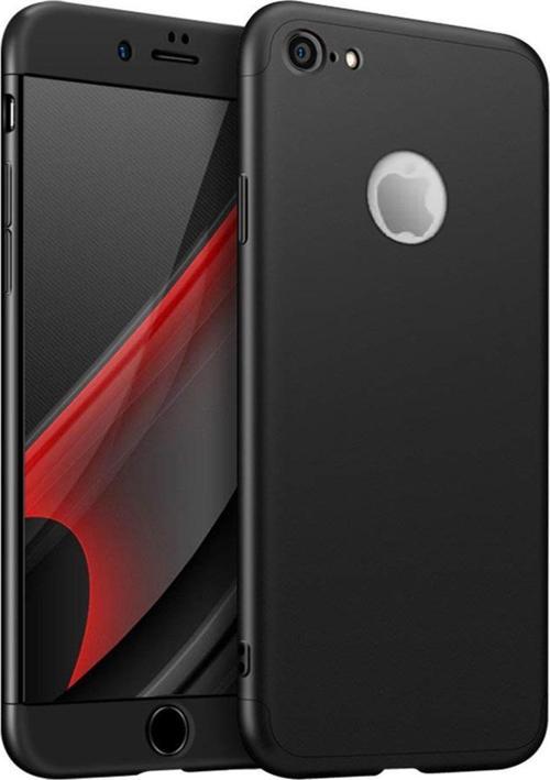Apple iPhone 8 Kılıf Double Dip 360 Protective Siyah