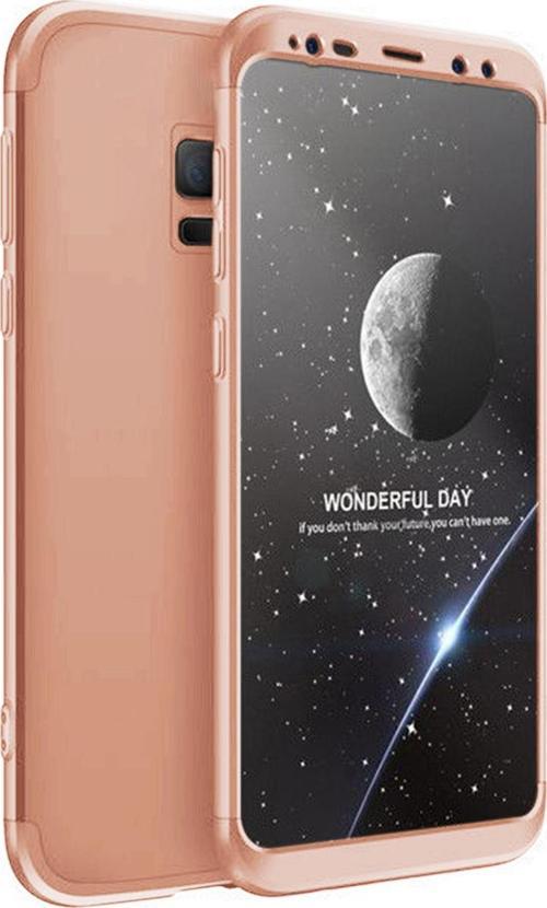 Samsung Galaxy S9 Kılıf Double Dip 360 Protective Rose Gold