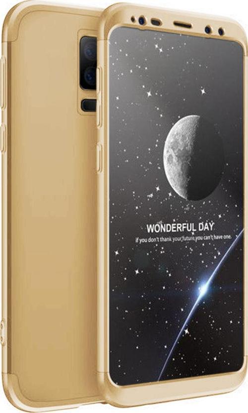 Samsung Galaxy S9 Plus Kılıf Double Dip 360 Protective Gold