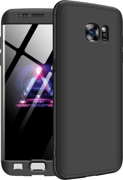 Samsung Galaxy S7 Edge Kılıf Double Dip 360 Protective Siyah