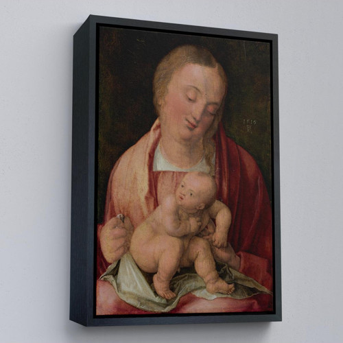 Çerçeveli Albrecht Dürer - Ve Çocuk Tablosu - Virgin And Child-7483