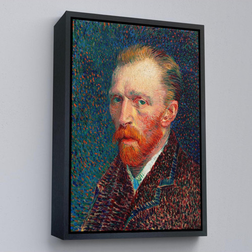 Çerçeveli Vincent Van Gogh - Otoportre Tablo-7453