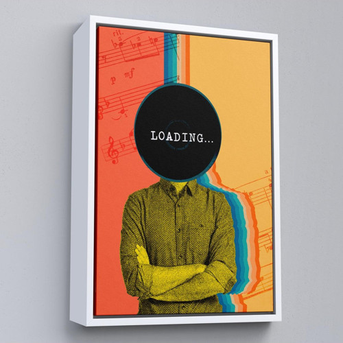 Çerçeveli Pop Art Loading Tablosu-7876