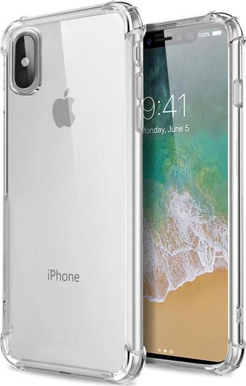Shock-Absorbing Kılıf Apple iPhone XS Max (6.5'') Şeffaf