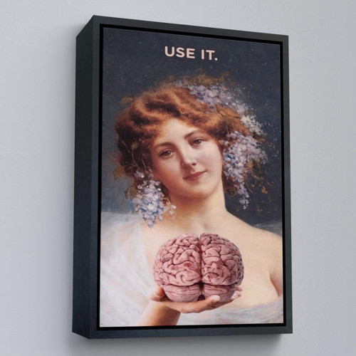 Çerçeveli Use It Tablo - Kullanın-7772