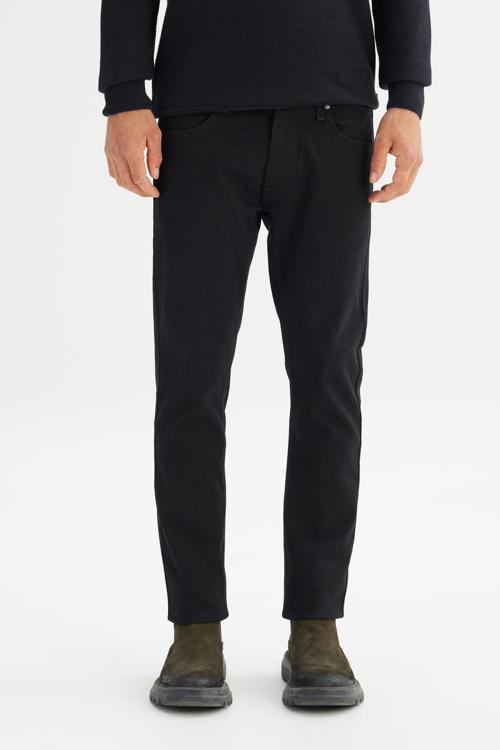 Luke Pamuklu Slim Fit Normal Bel Dar Paça Jeans Erkek Kot Pantolon ML719HFAE 001 SİYAH