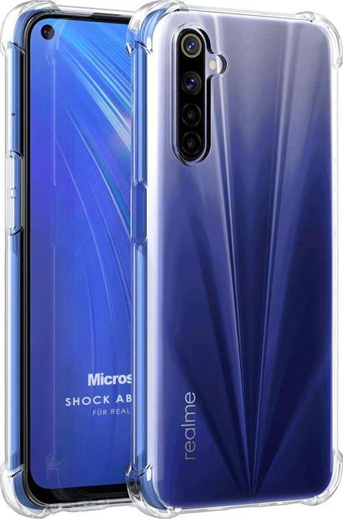 Realme 5i Kılıf Shock Absorbing Şeffaf